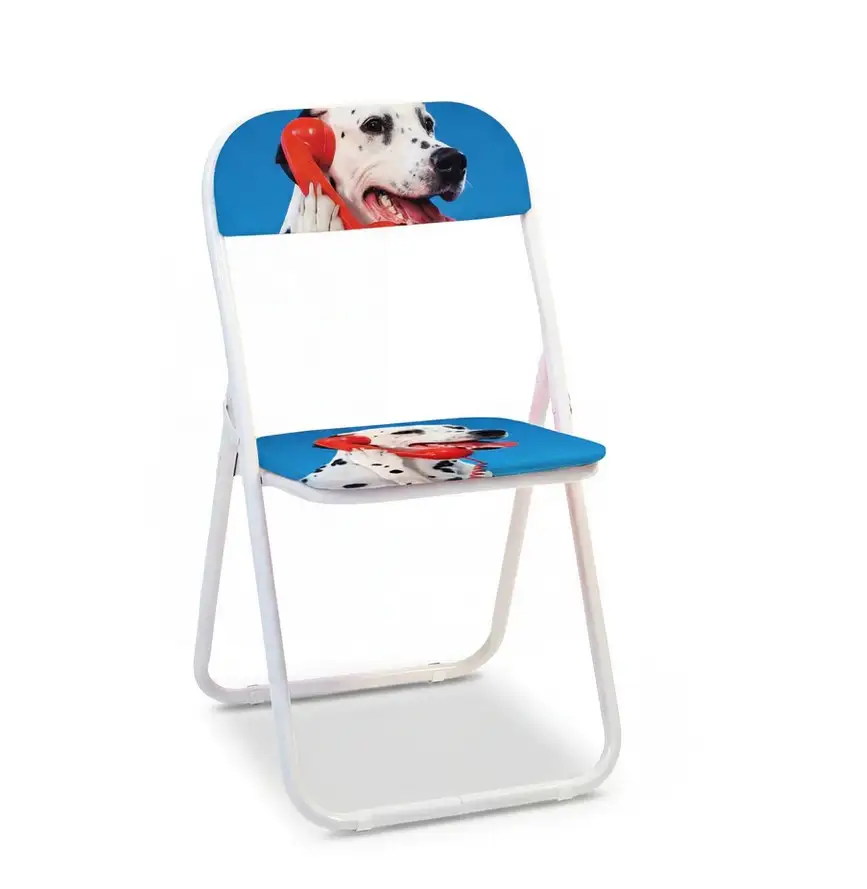 Seletti Toiletpaper Pets Folding Chair - Dog Call Center