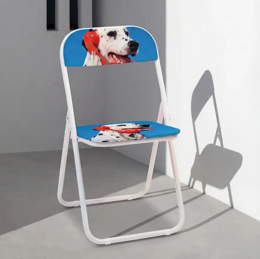 Seletti Toiletpaper Pets Folding Chair - Dog Call Center