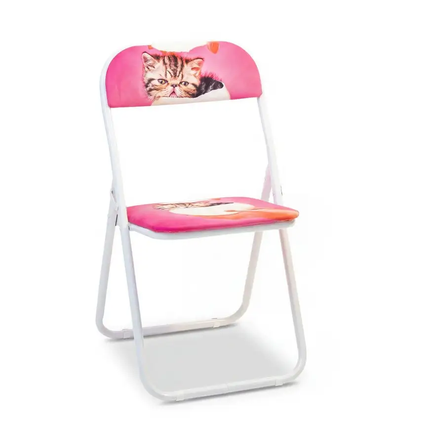 Seletti Toiletpaper Pets Folding Chair - Cat Surprise