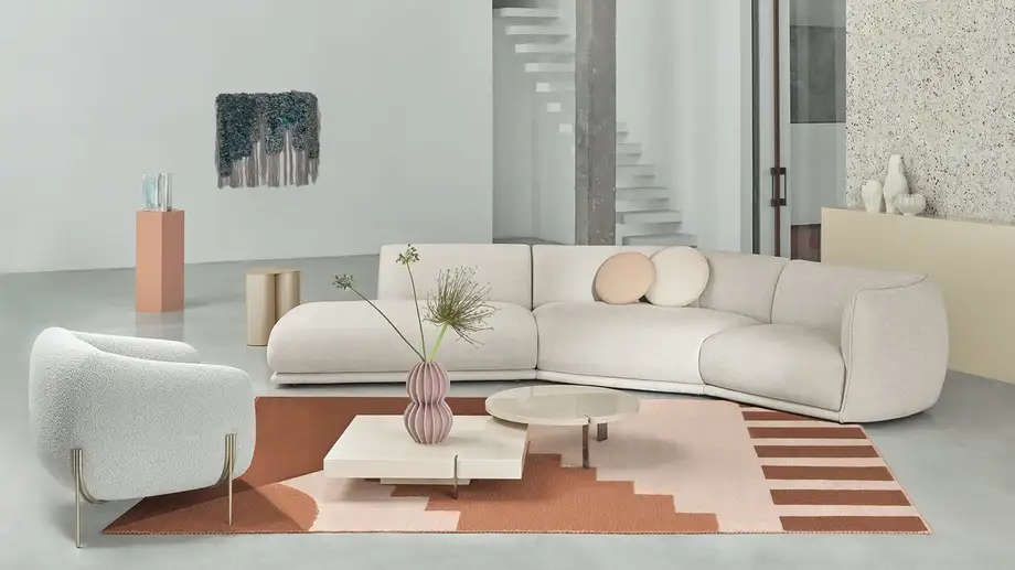 Saba Cime Carpet Earth Red