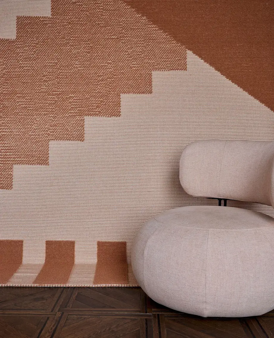 Saba Cime Carpet Earth Red