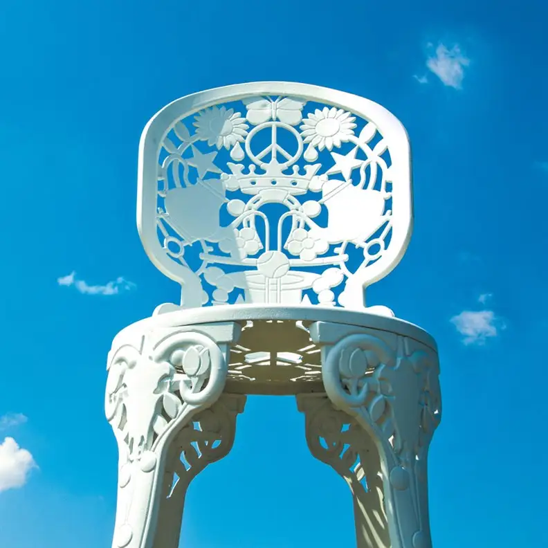 Seletti Industry Collection Aluminium Chair White