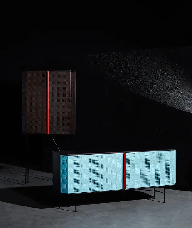 Diesel with Moroso Perf Sideboard/Bar Cabinet