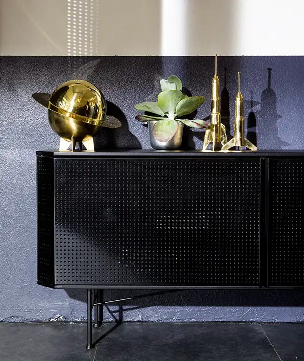 Diesel with Moroso Perf Sideboard/Bar Cabinet