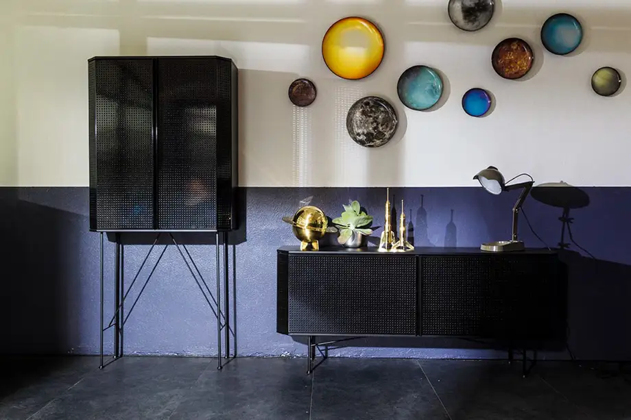 Diesel with Moroso Perf Sideboard/Bar Cabinet