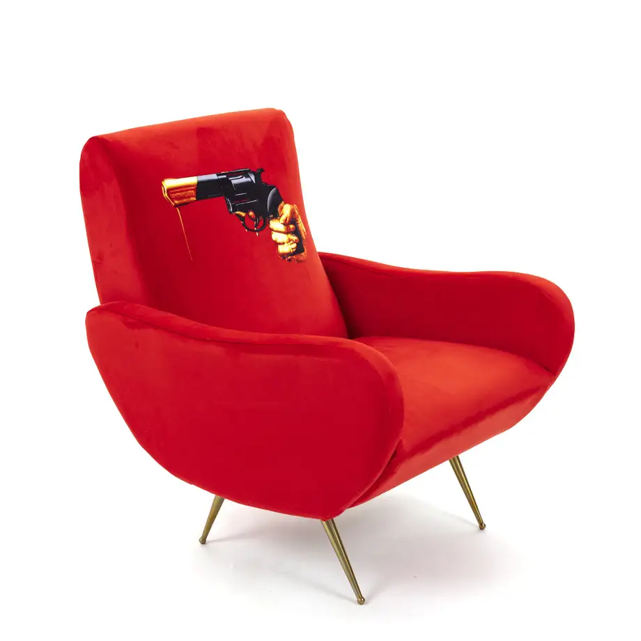 Seletti Toiletpaper Armchair Revolver