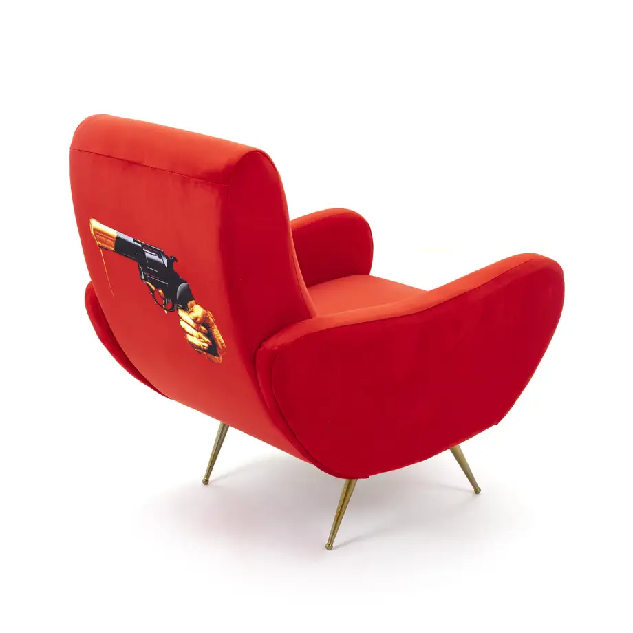 Seletti Toiletpaper Armchair Revolver