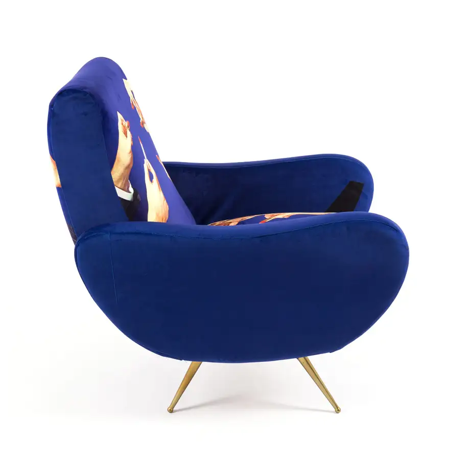 Seletti Toiletpaper Armchair Lipsticks