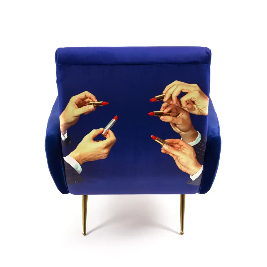 Seletti Toiletpaper Armchair Lipsticks