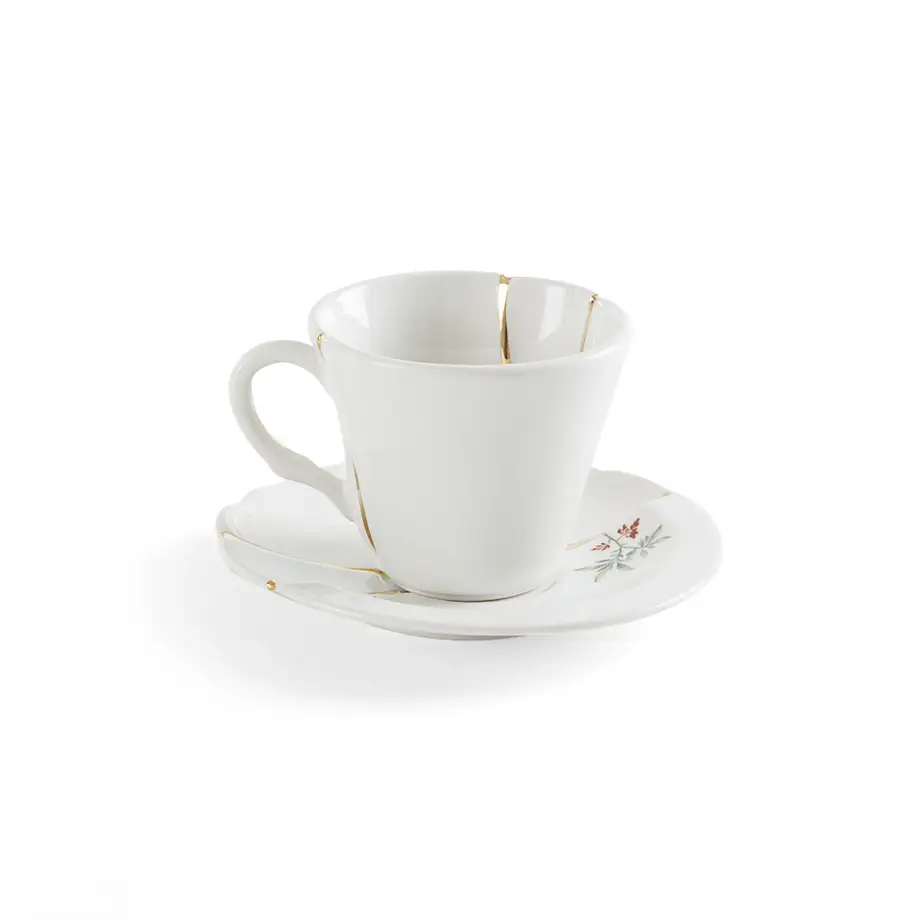 Seletti Kintsugi Coffee Cup/Saucer 09643