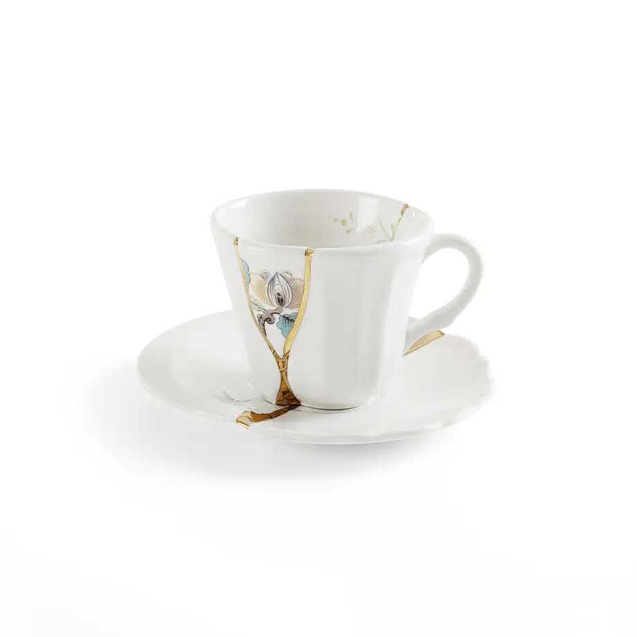 Seletti Kintsugi Coffee Cup/Saucer 09643