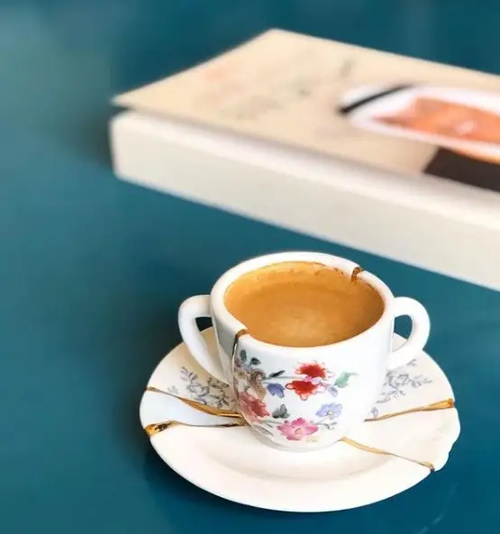 Seletti Kintsugi Coffee Cup/Saucer 09641