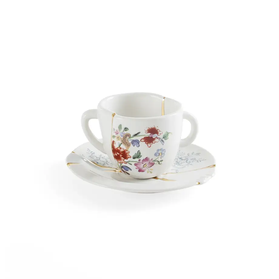 Seletti Kintsugi Coffee Cup/Saucer 09641