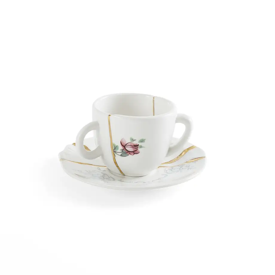Seletti Kintsugi Coffee Cup/Saucer 09641