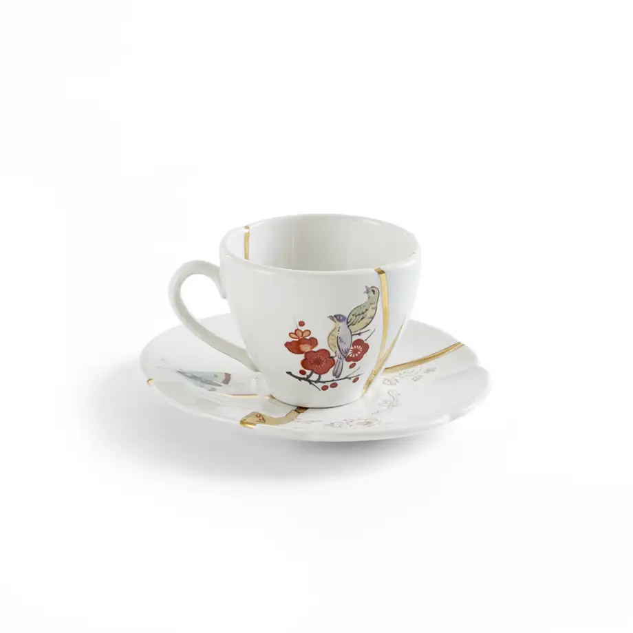Seletti Kintsugi Coffee Cup/Saucer 09642