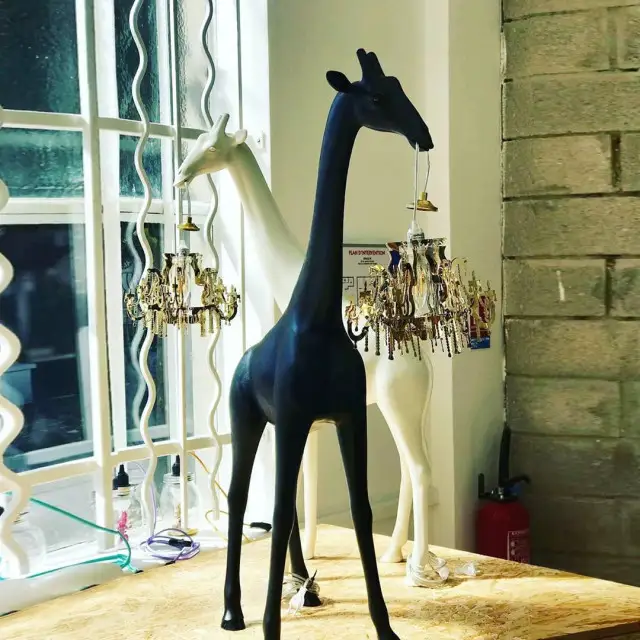 Qeeboo Giraffe in Love Xs