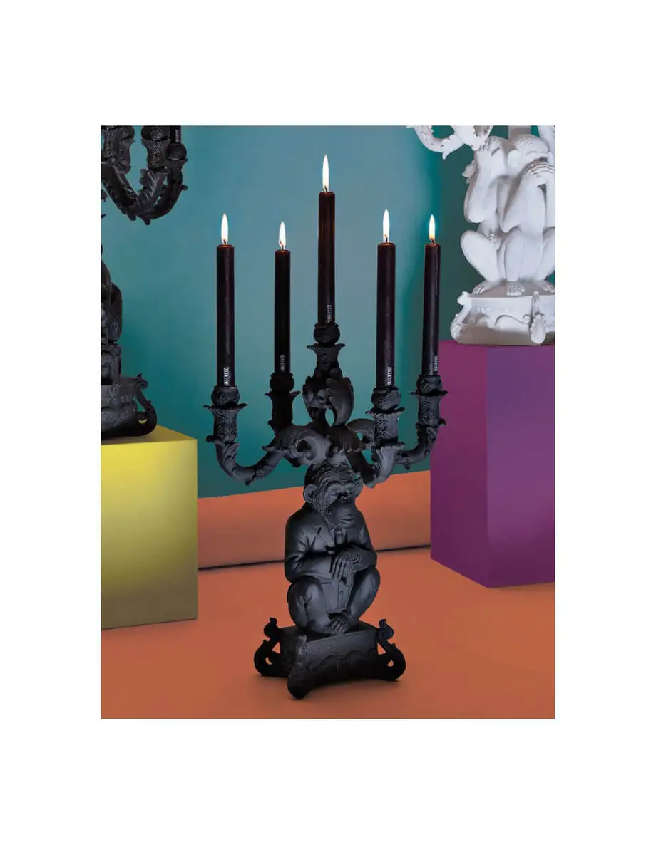 Seletti Burlesque Chimp Black