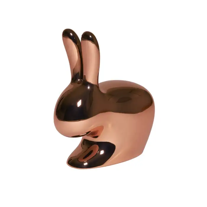 Qeeboo Rabbit Chair Metal Finish