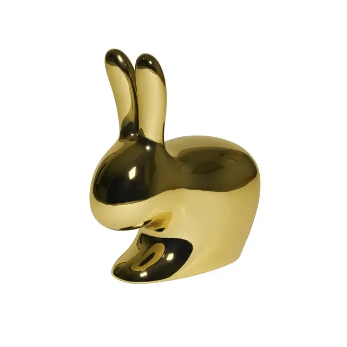 Qeeboo Rabbit Chair Metal Finish