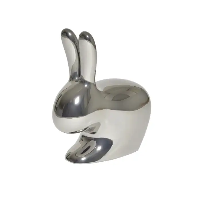 Qeeboo Rabbit Chair Baby Metal Finish