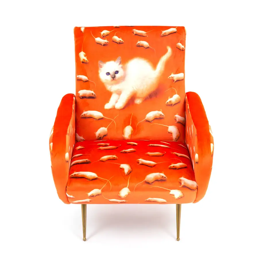 Seletti Toiletpaper Armchair Kitten