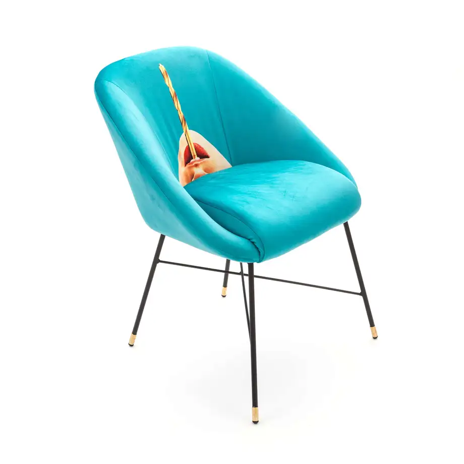 Seletti Toiletpaper Padded Chair Drill