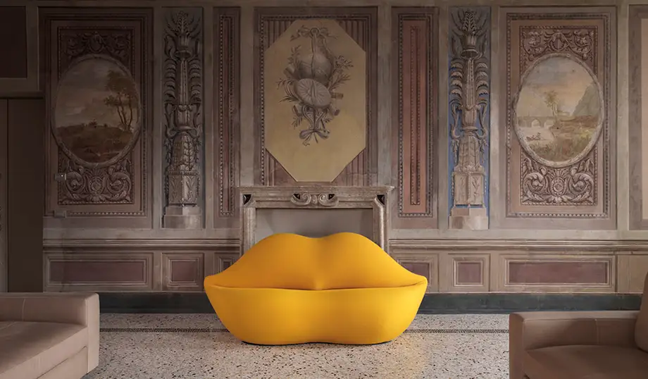 Gufram Bocca Sofa