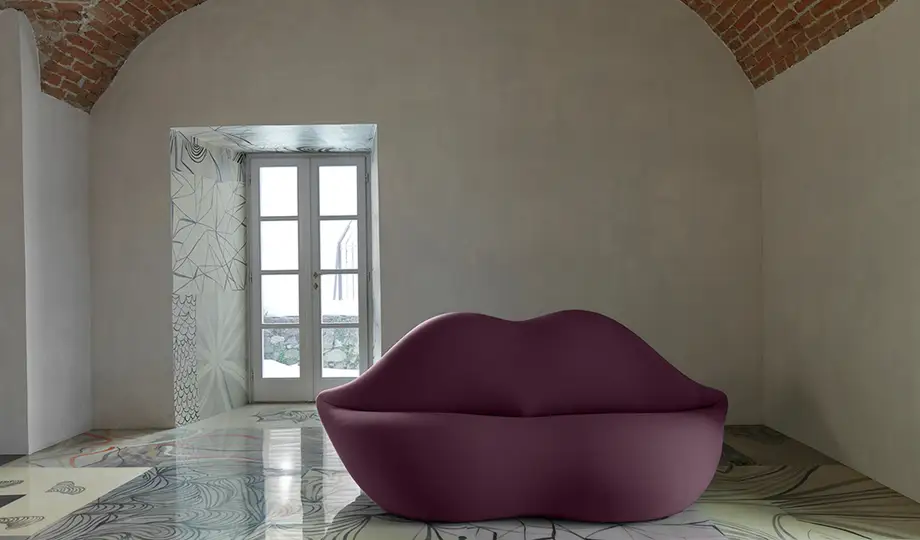 Gufram Bocca Sofa
