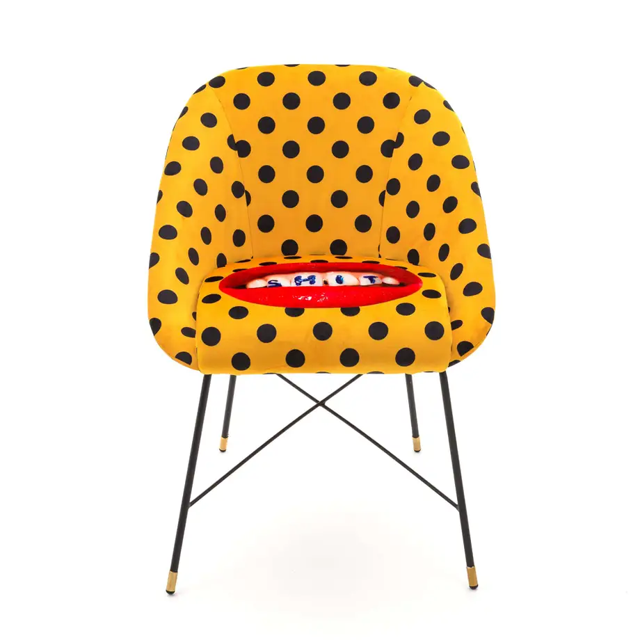 Seletti Toiletpaper Padded Chair Shit