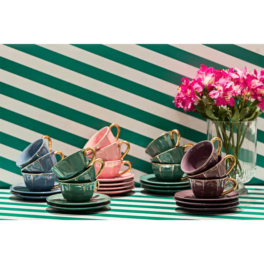 Vintage Pastel Espresso Cup