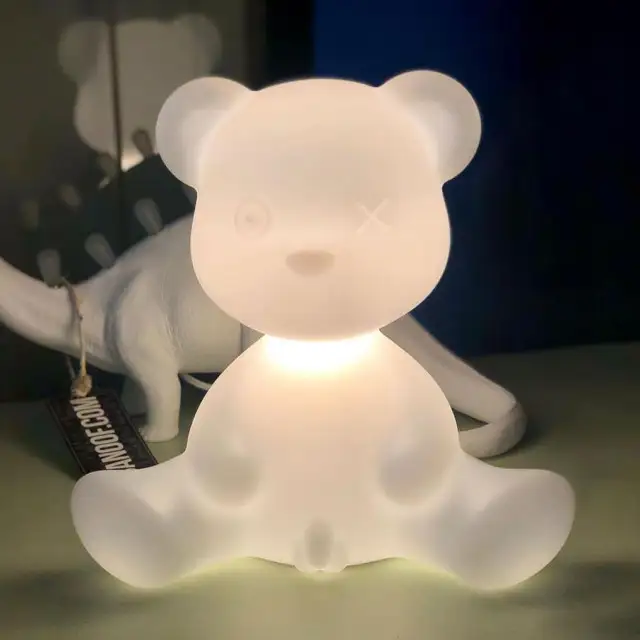 Qeeboo Teddy Boy Lamp with cable - New colors!