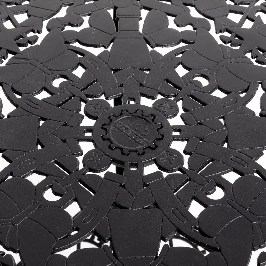 Seletti Industry Collection Aluminium Square Table Black