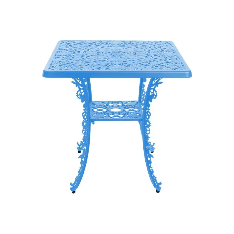 Seletti Industry Collection Aluminium Square Table Blue