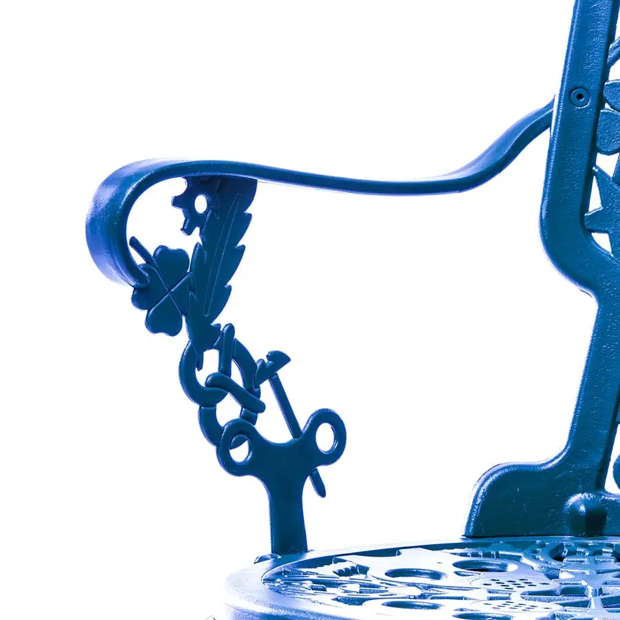Seletti Industry Collection Aluminium Armchair Blue