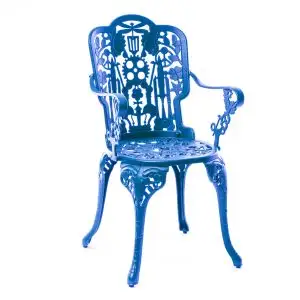 Seletti Industry Collection Aluminium Armchair Blue