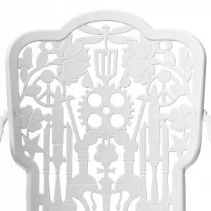 Seletti Industry Collection Aluminium Armchair White