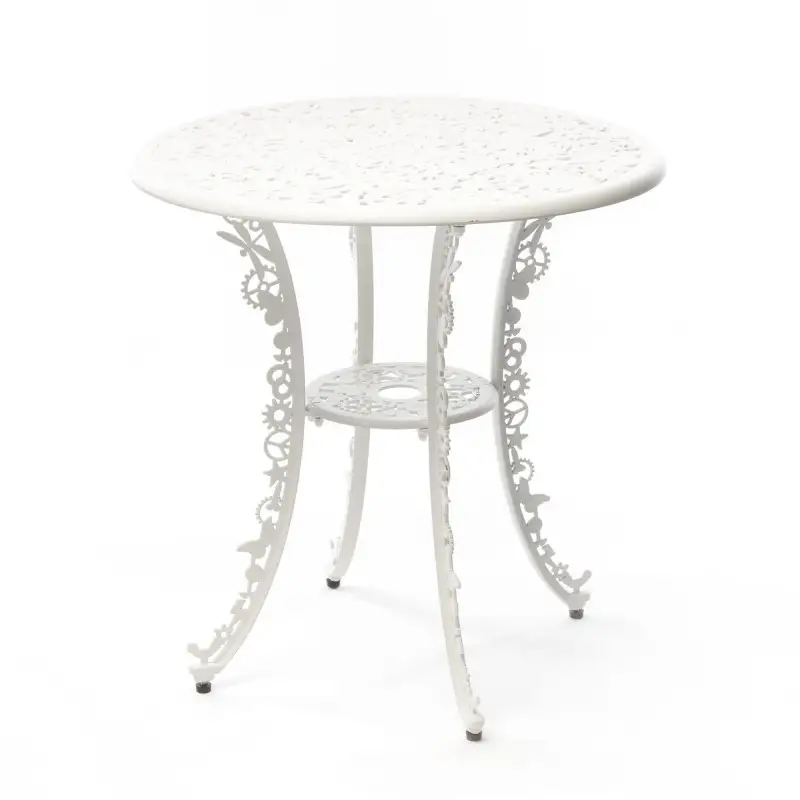 Seletti Industry Collection Aluminium Round Table White