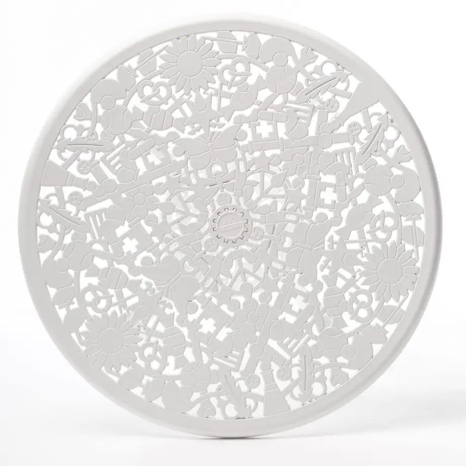 Seletti Industry Collection Aluminium Round Table White