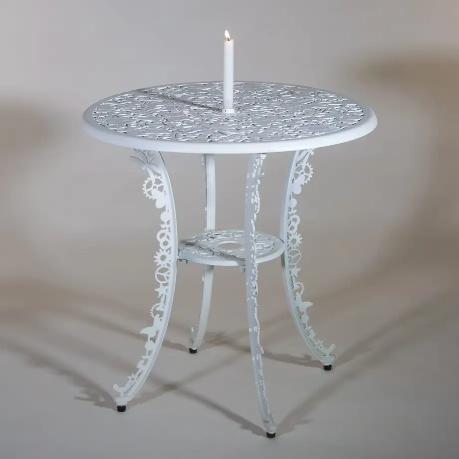 Seletti Industry Collection Aluminium Round Table White