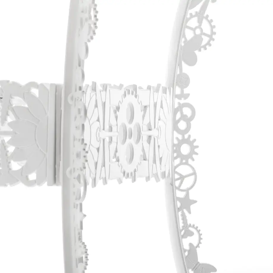 Seletti Industry Collection Aluminium Oval Table White