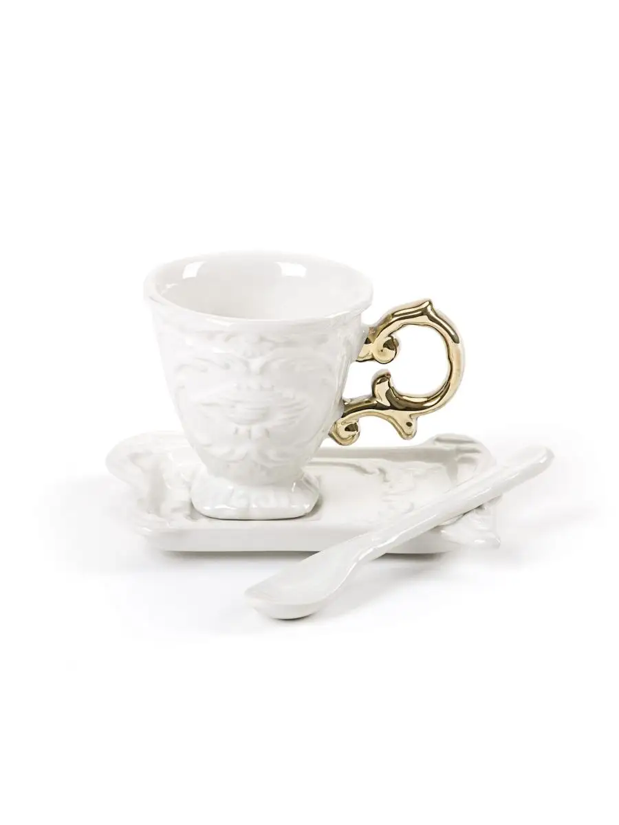 Seletti I-Wares Gold Coffee Set