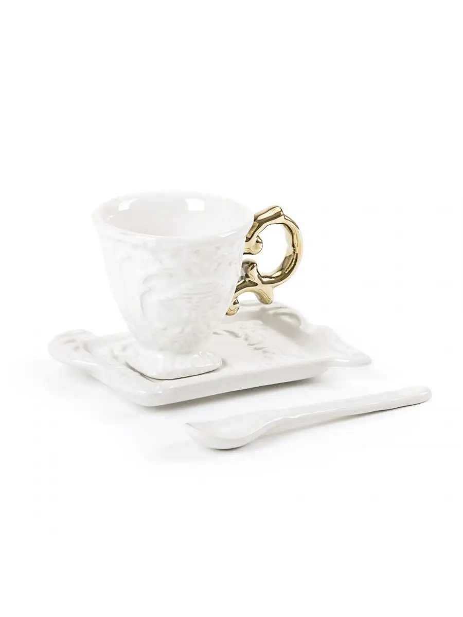 Seletti I-Wares Gold Coffee Set