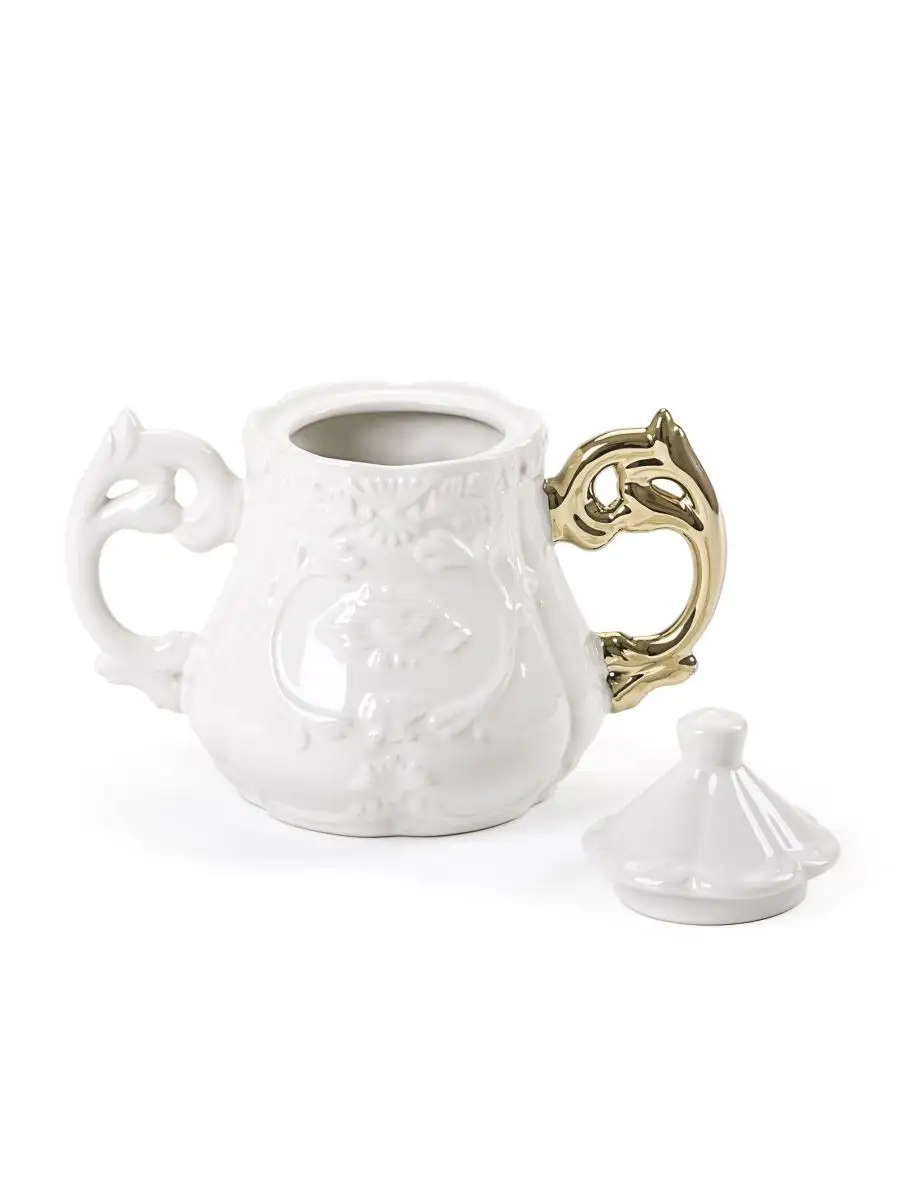 Seletti I-Wares Gold Sugar Bowl
