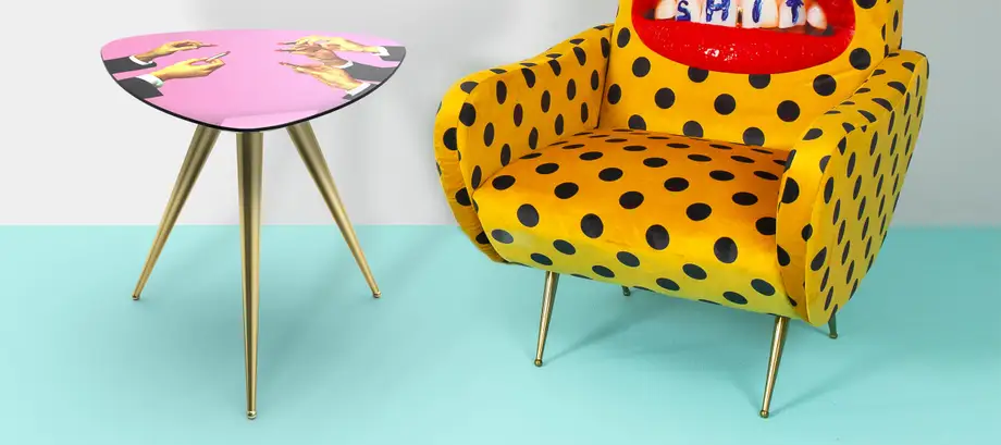 Seletti Toiletpaper Side Table Two of Spades
