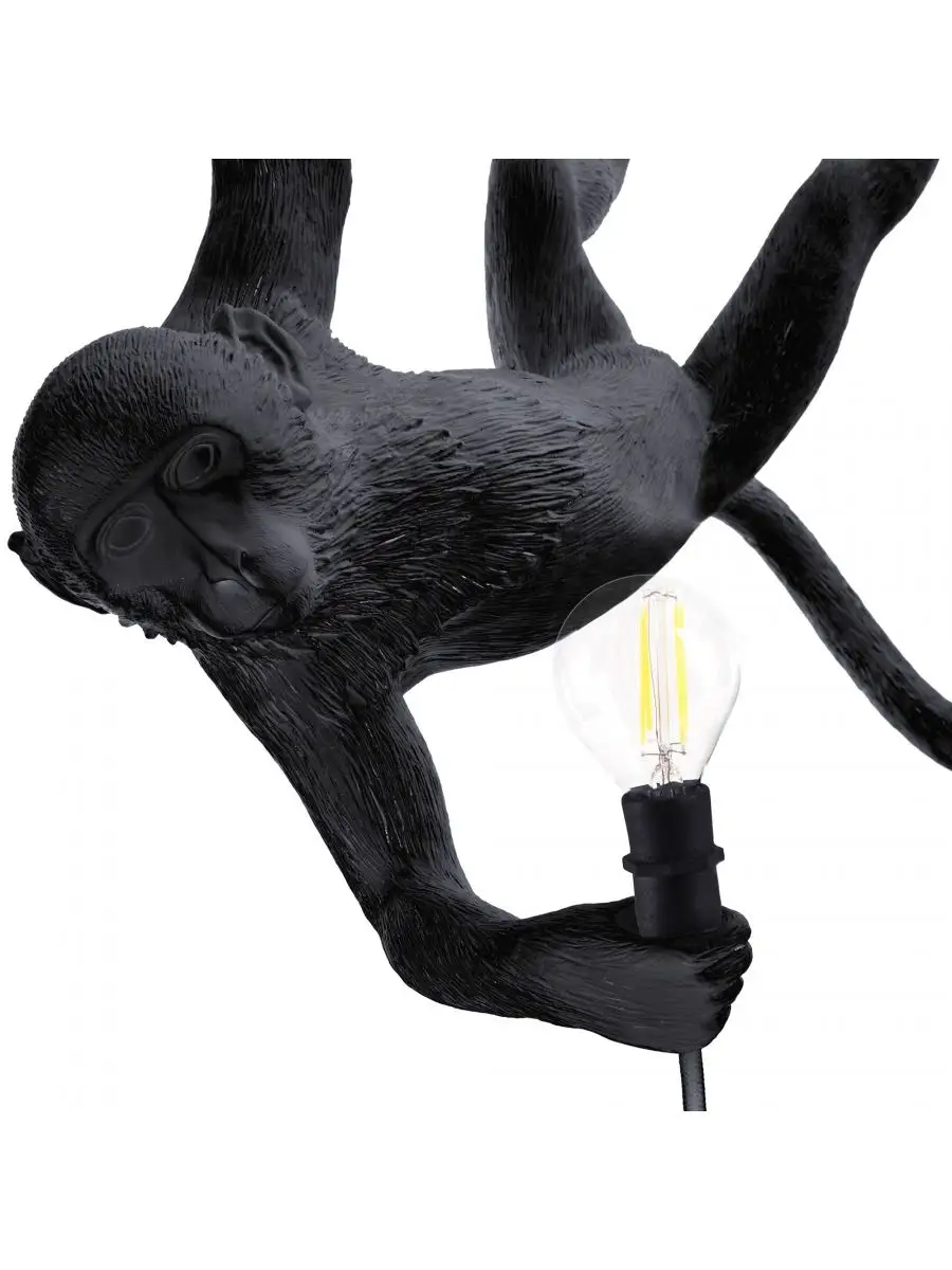 Seletti Monkey Lamp Black Swing Indoor/Outdoor