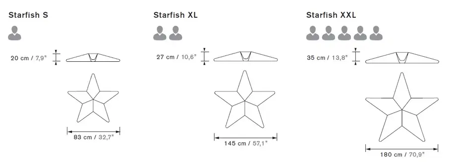 Ogo Starfish Pouf XL