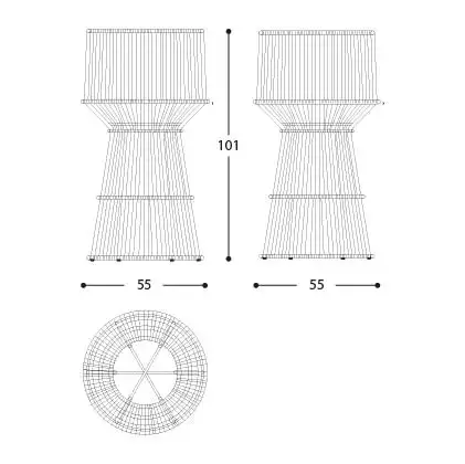 Varaschin Loop Flowerpot
