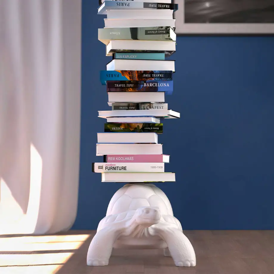 Qeeboo Turtle Carry Bookcase - New Colors!