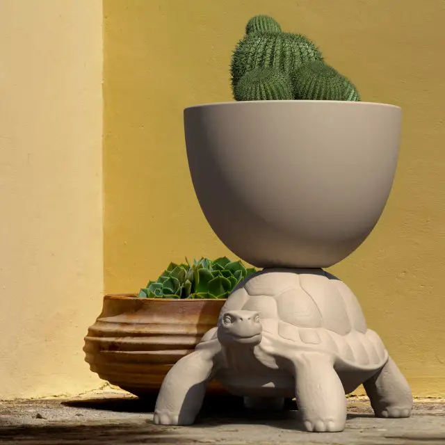 Qeeboo Turtle Carry Planter & Champagne Cooler - New Colors!
