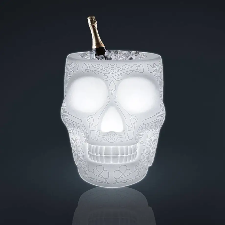 Qeeboo Mexico Planter & Champagne Cooler Rechargeable Lamp